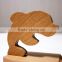 Christmas decorative wooden craft display mobile phone bracket,security display bracket for cell phone