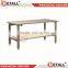 Detall stainless steel work table for workshop