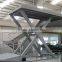 stationary hydraulic car scissor platform/car rotating platform