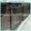1200 standard high steel black powder coated flat top residential fence