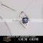 hot sale fashion 925 silver jewerly american diamond necklace sets