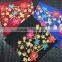 New Style Viscose Colorful Flower Fashion Woman Shawl Embroidery Designs
