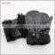 2016 ladies winter gloves leather black mittens with fur