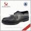 Black PU leather shoes police officer shoes