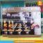 Pop up booth display fabric back wall stand
