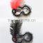 Wholesale Carnival Mask Ostrich Feather Decoration With Lace Side