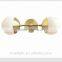 glass ball hanging lamp and brass hanging lamp