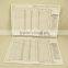 Customed cheap wrestling scorebook printing with sprial