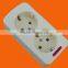 European style 3 way 2pin power extension socket (E5003)