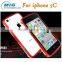 mobile phone accessory Love Mei brand double color bumper case AL metal case for iphone 5C case, for iphone 5C case 8 colors