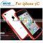 Mobile Phone Accessory Love Mei Brand Double Color Bumper Case AL Metal Case for Iphone 5C Case, for Iphone 5C Case 8 Colors