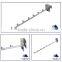 Metal wire chrome display clothing hooks with 7 pins for square tubes KF-D014