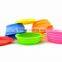 A-bomb New Food Grade Eco-friendly Food Grade Folding Colorful Silicone Pet Dog Bowl For Travel