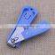 Blue plastic holder nail clippers/bell nail cutter clipper with company logo promotion                        
                                                                                Supplier's Choice