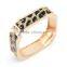 In stock marvelous gorgeous delicate leopard bangle, leather bracelet, alloy bangle