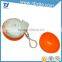 Standard size disposable waterproof PE poncho raincoat in football shaped plastic poncho ball