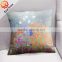 invisible zipper beautiful high quality sublimation Cushion with painting