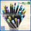 2016 cheap wax carving HB pencil with metal diamond