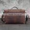 Mens Vintage 100% Genuine Leather Shoulder Messenger Bag