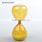 whole sale cheap innovational gift transparent/decorative glass sand clock for supermarket /centrepiece
