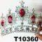 big adult rhinestone crystal full pageant tiaras round pageant crowns