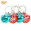 Creative red Blue shell keychain Personalized pvc rubber sun Capsule Keychain
