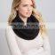 Winter Fashion Ladies Ripple Stitch Infinity Scarf, Circle Loop Scarf