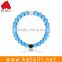 Best Selling Products Silicone beaded Bracelet clear cheapest custom beaded bracelets relationship bracelets