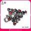 New fashion antique silver metal diamante hair snap clips for Christmas