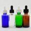 China supplier empty e-liquid blue 30ml glass dropper bottle                        
                                                                                Supplier's Choice