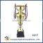 Hot sale plastic trophy base gold award trophy golden souvenir 2217 metal trophy cup China gifts corporate gift trophy memento