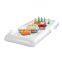 black and white lattice Buffet inflatable salad bar serving station