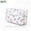 Black Glossy PVC Cartoon Printed Travelling Makeup Bag