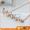 Wholese Stainless steel Designs Crystal Necklace For Ladies Necklace