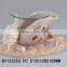 Tart Warmer Polyresin Wood Cut Dolphin Oil Burner