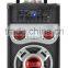 Multi-functional wooden rechargeable battery speaker with ball light