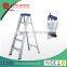 Best sell household A type aluminum ladder household step ladder two step ladder with handle