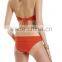 Vintage bandeau swimwear set high quality and hot sexy girls image bikini