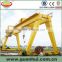 mobile electric gantry double beam crane with winch