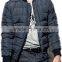 high quality baseball design males brief bomber down jacket