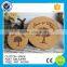 Custom Logo Low MOQ Round Shape Promotional Gift Cork Coaster