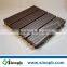 Carbonized Strand Woven Bamboo Decking Tile with Plastic Support