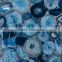 China Wholesale Grade A Ocean Blue Semi Precious Gemstone Agate Stone Slabs