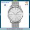 FS FLOWER - 3atm Mesh Band Watch 304L Stainless Steel Case Back Watch Fashion