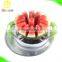 Cut 12 uniform slices different color large melon slicer