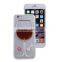 plastic clear liquid drip flowing red wine cup phone case for iphone 6 6s