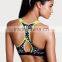 Hot Sexy Fashion Yoga Ladies Sublimation Printed fitness wear women's sport yoga bra