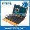 Micro 5 Pogo Pin Keyboard Touchpad With Leather Case For Win 8 Tablet PC
