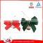 2015Striped Christmas packing ribbon bow,christmas ribbon bow,gift bow
