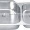 Stainless Steel Undermount Double Bowl Rectangular Kitchen Sink GR-647